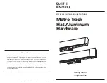 Предварительный просмотр 1 страницы Smith & Noble Metro Track Flat Aluminum Hardware Installation Instructions Manual