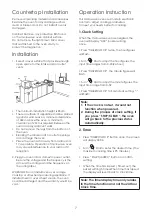 Предварительный просмотр 7 страницы Smith & Noble SNAMW30 Instruction Manual