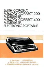 Smith Corona MEMORY CORRECT 300 Manual preview