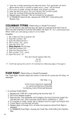 Preview for 14 page of Smith Corona MEMORY CORRECT 300 Manual