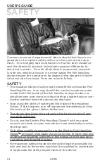 Preview for 11 page of Smith-Root Electric Fish Handling Gloves User Manual