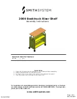 Preview for 1 page of SMITH SYSTEM 21088 Assembly Instructions