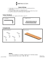 Preview for 2 page of SMITH SYSTEM 21088 Assembly Instructions