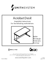 SMITH SYSTEM Acrobat Desk Assembly Instructions preview