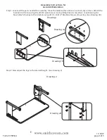 Предварительный просмотр 3 страницы SMITH SYSTEM Acrobat Desk Assembly Instructions