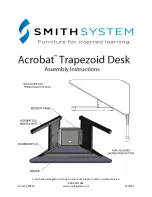 Preview for 1 page of SMITH SYSTEM Axrobat Trapezoid Desk Assembly Instructions