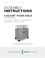 SMITH SYSTEM CASCADE RISER SHELF Assembly Instructions preview