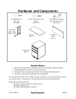 Preview for 2 page of SMITH SYSTEM Cascade Single Ped Teacher Desk Assembly Instructions