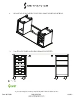 Preview for 3 page of SMITH SYSTEM CASCADE TEACHER DESK DOUBLE PEDESTAL Series Quick Start Manual