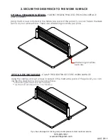 Preview for 4 page of SMITH SYSTEM DESK FENCE Instruction Sheet