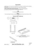 Preview for 2 page of SMITH SYSTEM Graphic Arts Table 27344 Assembly Instructions