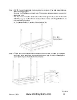 Preview for 3 page of SMITH SYSTEM Graphic Arts Table 27344 Assembly Instructions