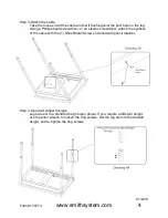 Preview for 4 page of SMITH SYSTEM Graphic Arts Table 27344 Assembly Instructions