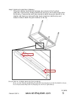 Preview for 5 page of SMITH SYSTEM Graphic Arts Table 27344 Assembly Instructions