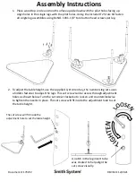 Preview for 4 page of SMITH SYSTEM NUMBERS 02130 Assembly Instructions