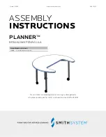 SMITH SYSTEM PLANNER BREAKAWAY PENINSULA 26000 Assembly Instructions preview