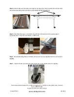 Preview for 3 page of SMITH SYSTEM UXL Nest and Fold Table Assembly Instructions