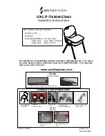 SMITH SYSTEM UXL P-Tablet Chair XL183P P NT Series Assembly Instructions preview