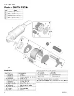 Предварительный просмотр 8 страницы Smith FS050 Operation, Parts