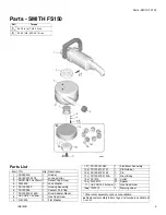 Предварительный просмотр 9 страницы Smith FS050 Operation, Parts