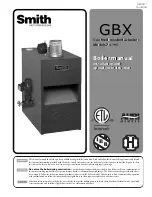 Предварительный просмотр 1 страницы Smith GBX 105 Installation And Operation Instructoins