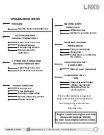 Предварительный просмотр 9 страницы Smith LNX8 Series User Manual