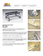 Preview for 1 page of Smith PWC Dolly Assembly Instructions