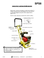 Предварительный просмотр 5 страницы Smith SPS8 User Manual & Parts List