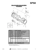 Предварительный просмотр 17 страницы Smith SPS8 User Manual & Parts List