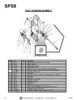 Предварительный просмотр 18 страницы Smith SPS8 User Manual & Parts List