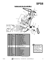 Предварительный просмотр 21 страницы Smith SPS8 User Manual & Parts List