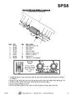 Предварительный просмотр 27 страницы Smith SPS8 User Manual & Parts List