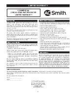 Предварительный просмотр 67 страницы Smith XWH 150 Instruction Manual