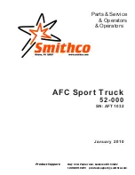 Smithco AFC Sport Truck 52-000 Service Manual preview