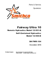 Smithco Fairway Ultra 10 12-500-B Parts & Service Operators preview