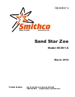 Preview for 1 page of Smithco Sand Star Zee Operator'S Manual