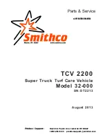 Smithco TCV 2200 32-000 Parts & Service & Operators Manual предпросмотр