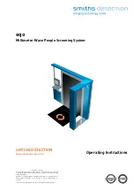 Предварительный просмотр 1 страницы Smiths detection eqo Operating Instructions Manual