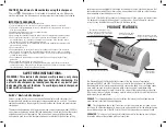 Preview for 2 page of Smith's Heating First 50377 Owner'S Manual