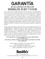 Preview for 22 page of Smith's Heating First 51207 Owner'S Manual