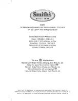 Preview for 12 page of Smith's Heating First Diamond Edge S-50376 Owner'S Manual