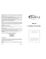 Smith's Heating First PWU 2/3 Installation & User Manual preview