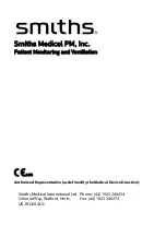 Предварительный просмотр 82 страницы Smiths Medical 1850 Operation Manual