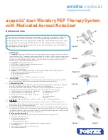 Smiths Medical acapella duet Vibratory PEP Therapy System Reference Manual preview