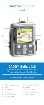 Smiths Medical CADD Solis v 3.0 Manual preview