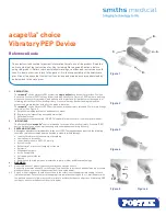 Preview for 1 page of Smiths Medical PORTEX acapella choice Reference Manual