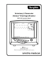 Smiths Medical SurgiVet Advisor WWV9230 Operation Manual preview