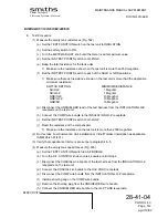 Preview for 134 page of Smiths BOEING B737-100 Maintenance Manual Supplement