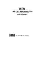 Smiths RVI.1000 SERIES Service Instructions Manual предпросмотр