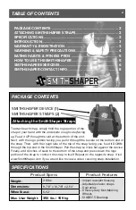 Preview for 2 page of SMITHSHAPER SS-002 Owner'S Manual